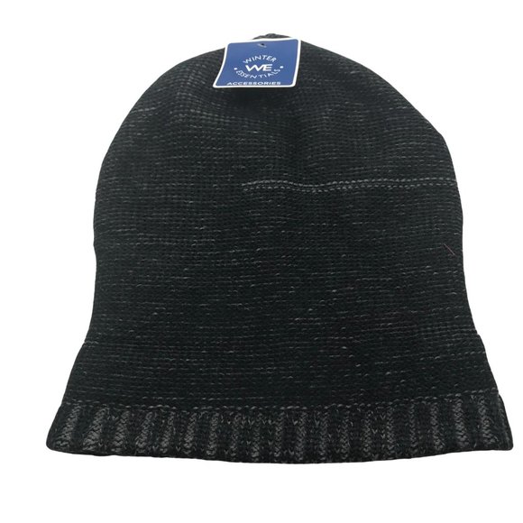 Winter Essentials Other - Winter Essentials Men's One Size Black Knit Beanie New